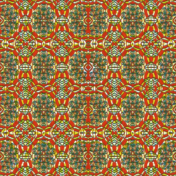  Patterned Print by Slate & Linen